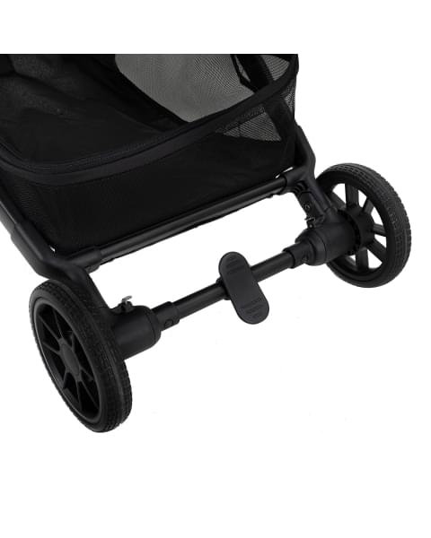 Детская прогулочная коляска Pituso Mini Black/PU