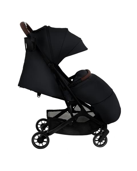 Детская прогулочная коляска Pituso Mini Black/PU
