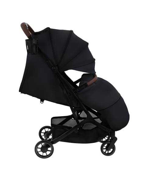 Детская прогулочная коляска Pituso Mini Black/PU