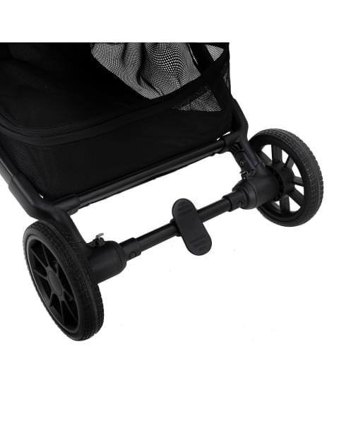 Детская прогулочная коляска Pituso Mini Black/PU