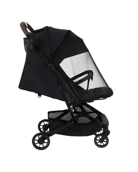 Детская прогулочная коляска Pituso Mini Black/PU