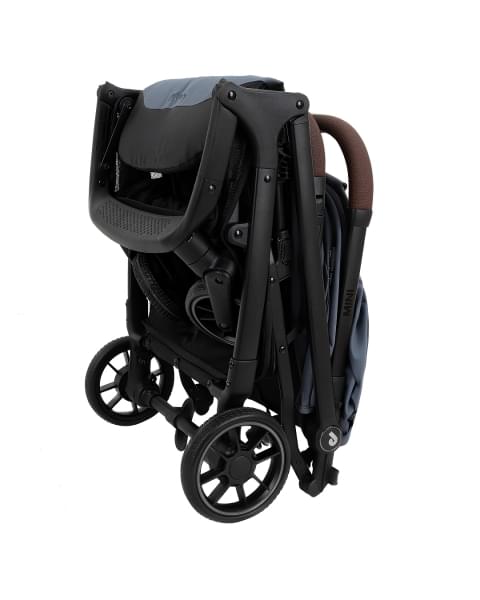 Детская прогулочная коляска Pituso Mini Black/PU