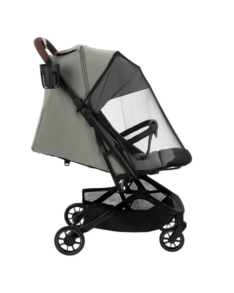 Детская прогулочная коляска Pituso Mini Black/PU