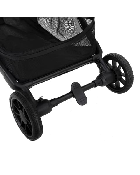 Детская прогулочная коляска Pituso Mini Black/PU