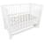 Детская кроватка Indigo Norden универсальный маятник, колесо белый