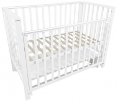 Детская кроватка Indigo Norden универсальный маятник, колесо белый