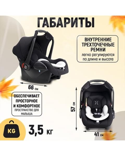 Автокресло Agex Simple (0-13 кг), Black (Черный)
