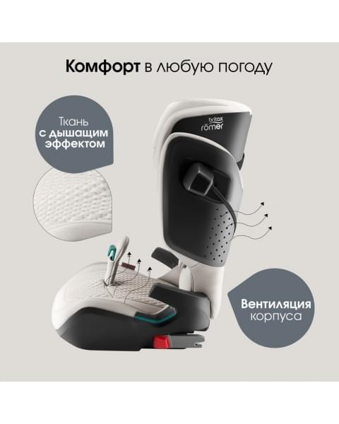 Автокресло Britax Roemer Kidfix Pro Lux (15-36 кг), Soft Taupe (Бежевый)