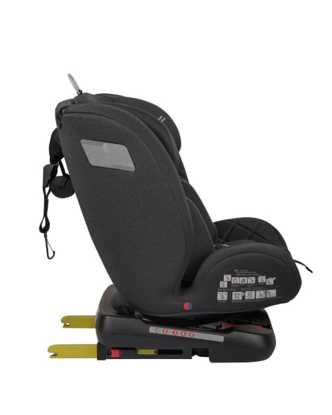 Автокресло Indigo TOURNEO S isofix 0+1+2+3 (0-36 кг) графит