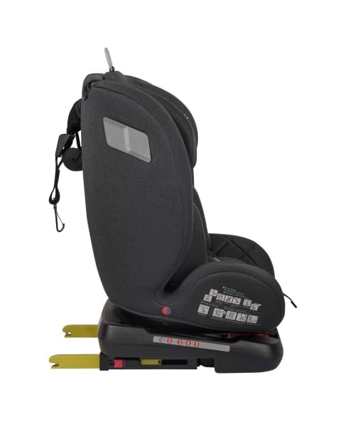 Автокресло Indigo TOURNEO S isofix 0+1+2+3 (0-36 кг) графит