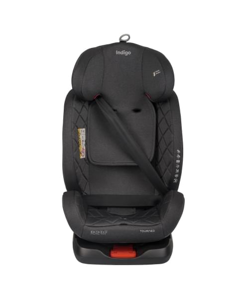 Автокресло Indigo TOURNEO S isofix 0+1+2+3 (0-36 кг) графит