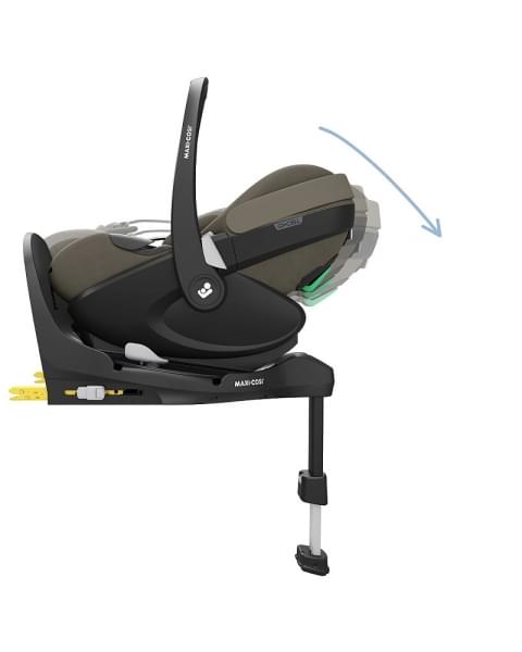 Автокресло Maxi-Cosi Pebble 360 Pro 0-13 кг с базой Family Fix 360 Prо 8052470111 Twillic Truffle/сер.беж (2024)