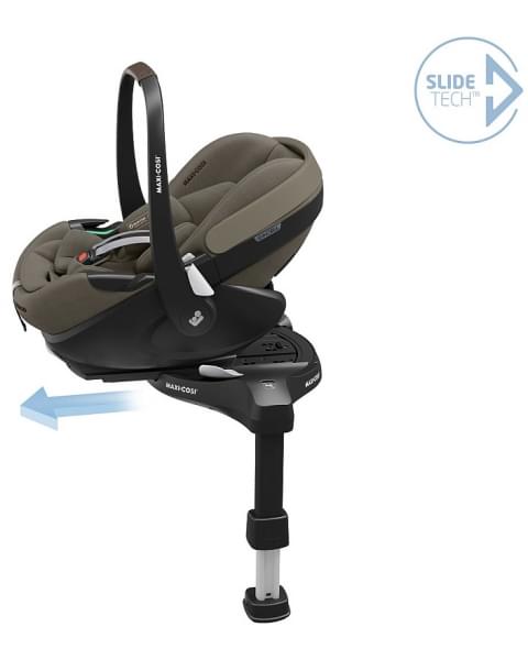 Автокресло Maxi-Cosi Pebble 360 Pro 0-13 кг с базой Family Fix 360 Prо 8052470111 Twillic Truffle/сер.беж (2024)