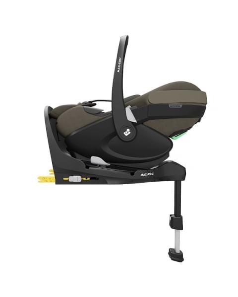 Автокресло Maxi-Cosi Pebble 360 Pro 0-13 кг с базой Family Fix 360 Prо 8052470111 Twillic Truffle/сер.беж (2024)