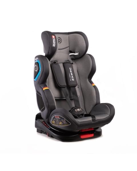 Автокресло Peppy Urban Isofix Iron (0-36) с рождения до 12 лет