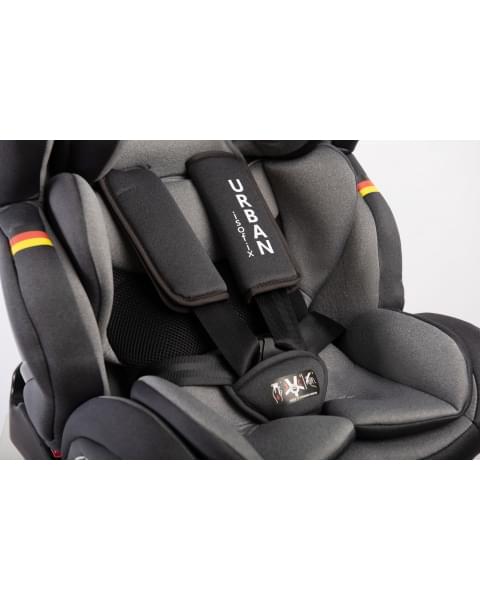 Автокресло Peppy Urban Isofix Iron (0-36) с рождения до 12 лет