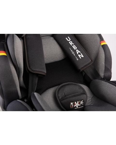 Автокресло Peppy Urban Isofix Iron (0-36) с рождения до 12 лет