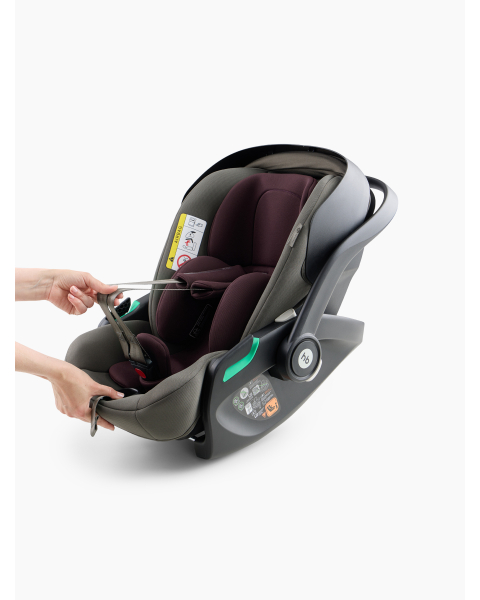 Автокресло SAFER PRO от Happy Baby green & bordeaux