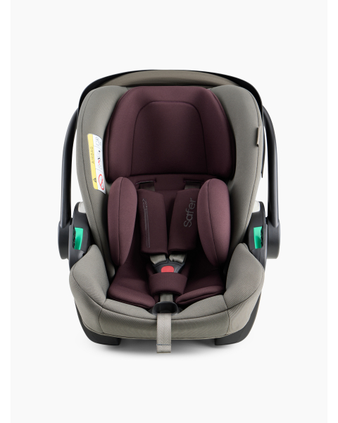 Автокресло SAFER PRO от Happy Baby green & bordeaux