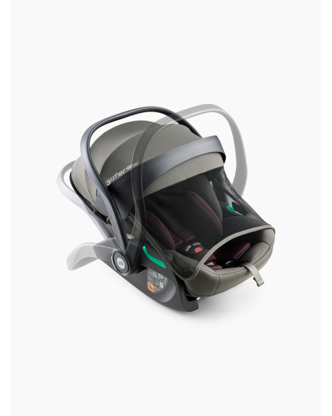 Автокресло SAFER PRO от Happy Baby green & bordeaux