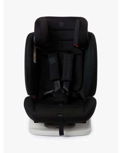 Автокресло для детей «SANDEX» Happy Baby black