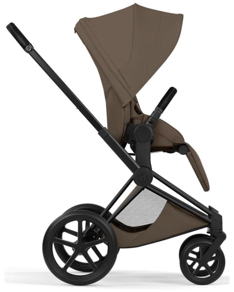Коляска Cybex Priam V Matt Black Style Collection 2 в 1 Coconut Brown