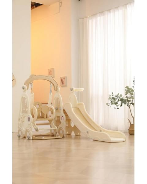 Горка с качелями UNIX Kids Car Camel