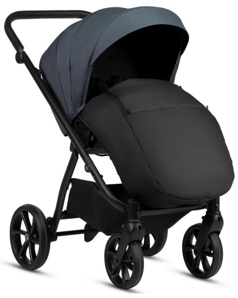 Детская коляска Tutis Leo 3 Plus 3 в 1 с автокреслом Elo Lux EduSky Black 1582211 India Ink