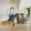 Игровой комплекс с горкой и качелями UNIX Kids Bus 171 см Yellow