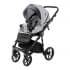 Детская коляска Adamex Bibione 3 в 1 BI-PS12A (СВ.СЕР.БЕРЕЗКА+ЧЕРН. КОЖА)