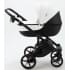 Детская коляска Adamex Bibione Deluxe 3 в 1 BI-SD01 (БЕЛ+ЧЕРН.КОЖА)