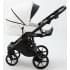 Детская коляска Adamex Bibione Deluxe 3 в 1 BI-SD01 (БЕЛ+ЧЕРН.КОЖА)