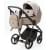 Детская коляска Adamex Blanc 3 в 1 BL-PS140 LUX (СВ. БЕЖ. + БЕЖ. КОЖА)