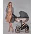 Детская коляска Adamex Chantal Star Collection 3 в 1 STAR004 серый+роз.золото