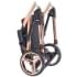 Детская коляска Adamex Chantal Star Collection 3 в 1 STAR004 серый+роз.золото