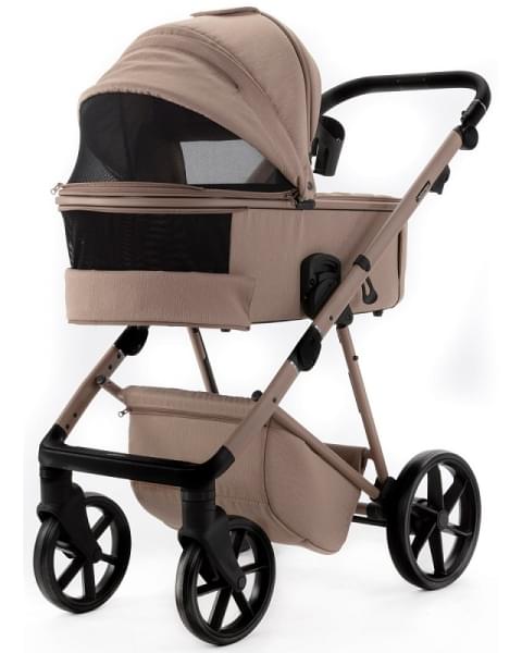 Детская коляска Adamex Delta Natura 2 в 1 DN-5-CAMEL (Т.БЕЖЕВЫЙ)