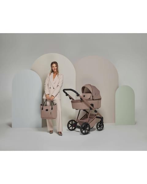 Детская коляска Adamex Delta Natura 2 в 1 DN-5-CAMEL (Т.БЕЖЕВЫЙ)