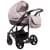 Детская коляска Adamex Encore 3 в 1 X19 (СВ.БЕЖ.LEN+СВ.БЕЖ.РОМБ. КОЖА)