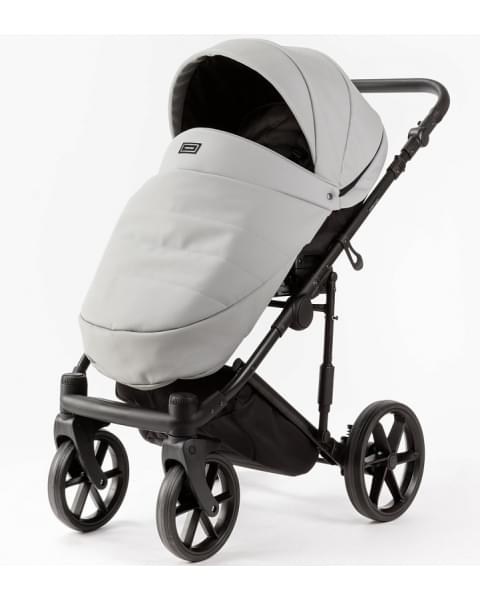 Детская коляска Adamex Locco Light Deluxe 2 в 1 LL-SA03 (СВ.СЕРАЯ КОЖА)