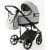 Детская коляска Adamex Locco Light Deluxe 3 в 1 LL-SA03 (СВ.СЕРАЯ КОЖА)