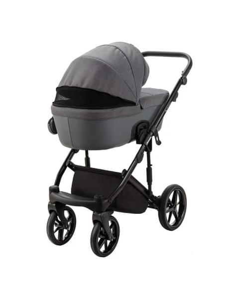 Детская коляска Adamex Lumi Air 2 в 1 L-PS108 (Т.СЕРЫЙ+Т.СЕРАЯ КОЖА)