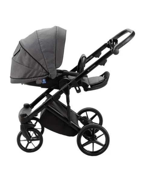 Детская коляска Adamex Lumi Air 2 в 1 L-PS108 (Т.СЕРЫЙ+Т.СЕРАЯ КОЖА)