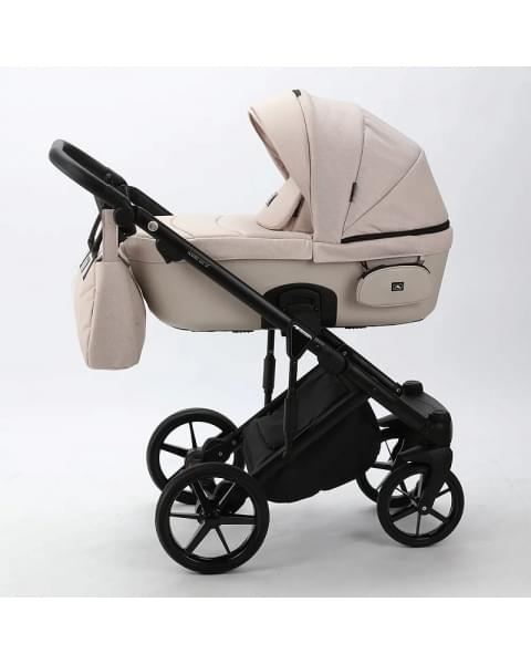 Детская коляска Adamex Lumi Air 2 в 1 L-PS33 LUX (СВ.БЕЖ.ТК+СВ.БЕЖ ПЕРФ.КОЖА)