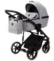 Детская коляска Adamex Mobi 2 в 1 M-TK56 (СВЕТЛО-СЕРЫЙ)