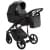 Детская коляска Adamex Mobi Deluxe 2 в 1 M-SA02 (ЧЕРНАЯ КОЖА)