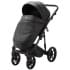 Детская коляска Adamex Mobi Deluxe 2 в 1 M-SA02 (ЧЕРНАЯ КОЖА)