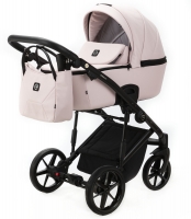 Детская коляска Adamex Mobi Deluxe 2 в 1 M-SA15 (СВ.РОЗОВАЯ КОЖА)