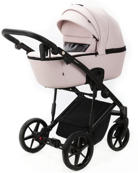 Детская коляска Adamex Mobi Deluxe 2 в 1 M-SA15 (СВ.РОЗОВАЯ КОЖА)