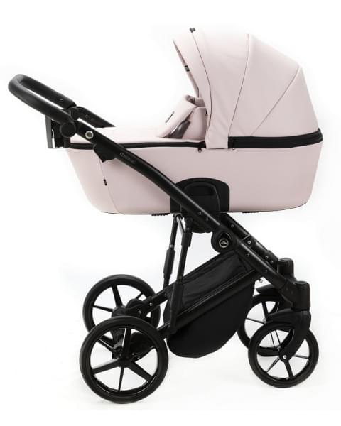 Детская коляска Adamex Mobi Deluxe 2 в 1 M-SA15 (СВ.РОЗОВАЯ КОЖА)