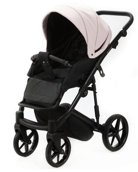 Детская коляска Adamex Mobi Deluxe 2 в 1 M-SA15 (СВ.РОЗОВАЯ КОЖА)